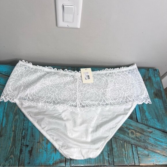 Pennington’s White Femme Couture Panty Déesse Collection Size 4x NWT Brand New - Picture 3 of 8